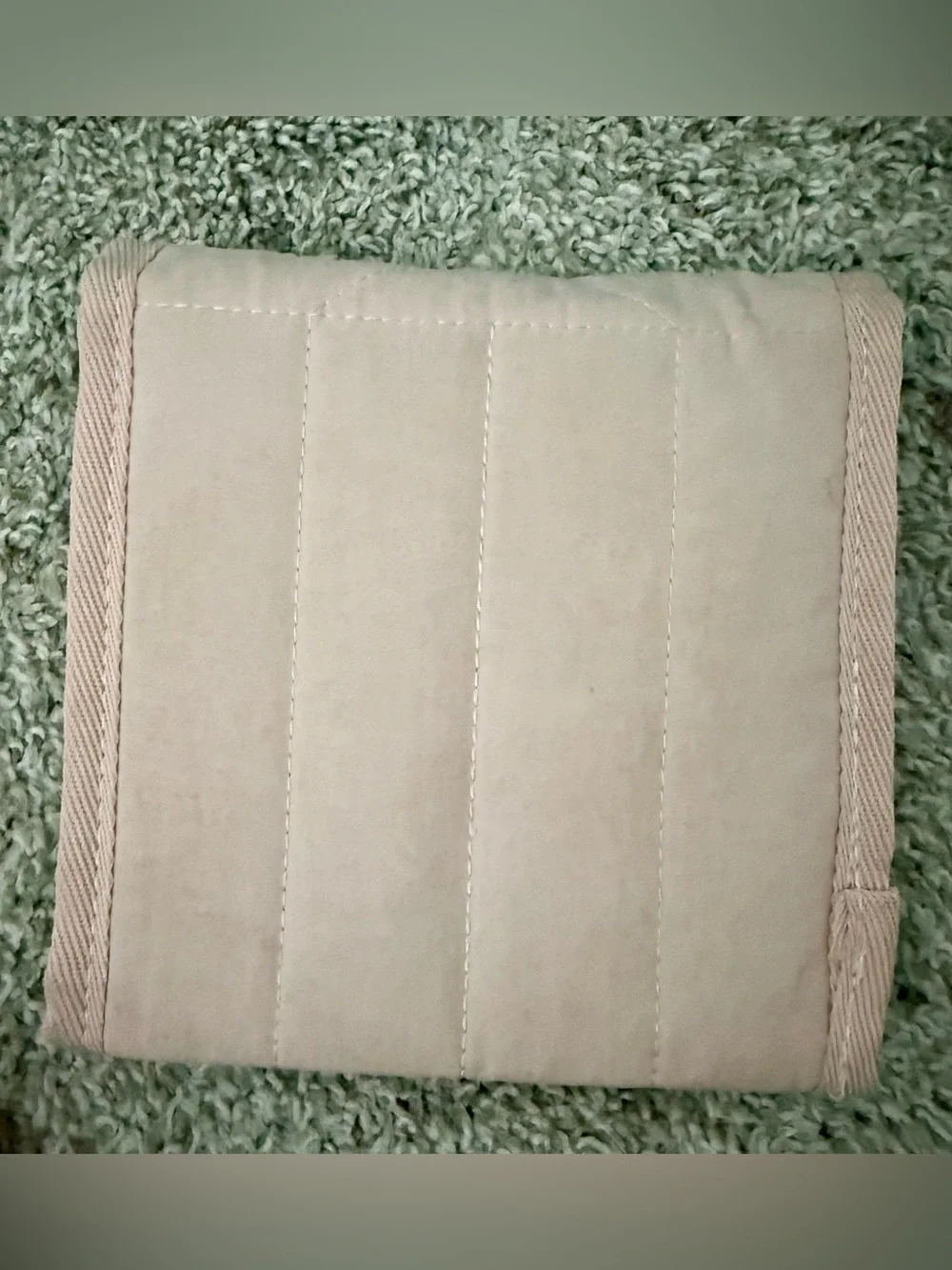 Pink Quilted Travel Jewelry Roll